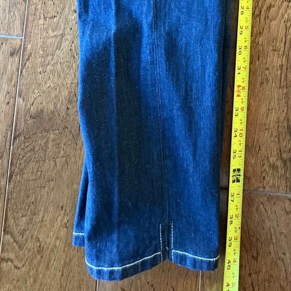 La Vie Rebecca Taylor Belted Denim Jeans Size 28. NWOT. - Picture 8 of 9